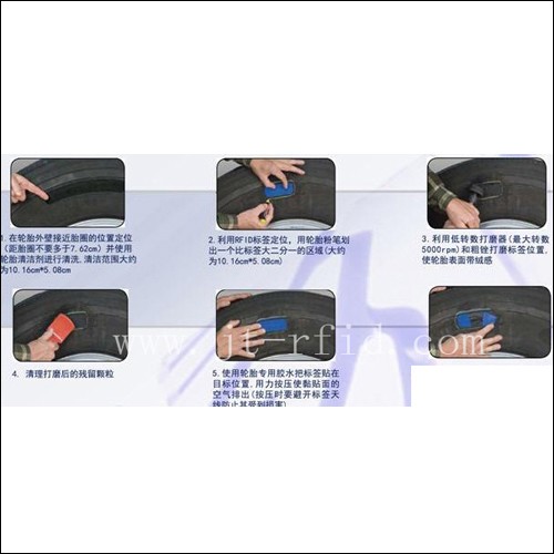 Tag Tampalan Tayar RFID UHF