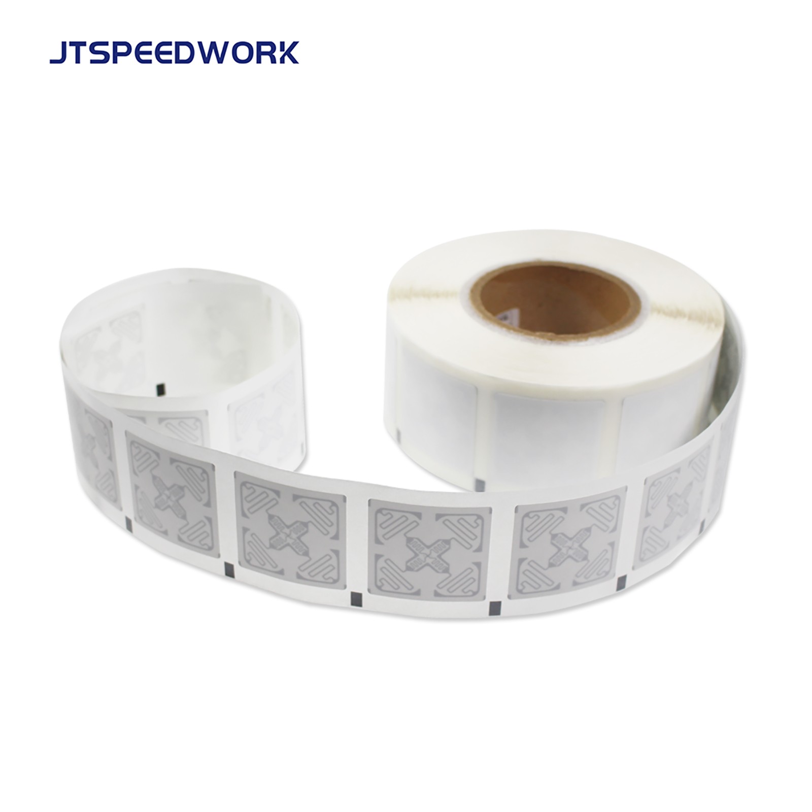 JT-IH47 50*50mm UHF RFID 860-960MHz UCODE 9 Teg Label Pelekat