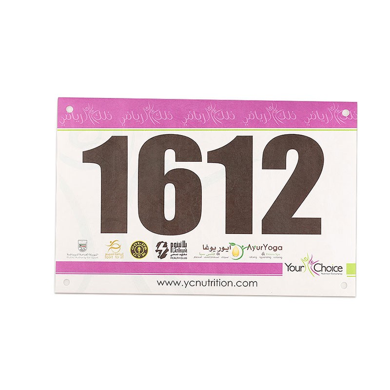 Tag Perlumbaan Maraton Tyvek RFID Kalis Air JT-240190 902-928MHZ