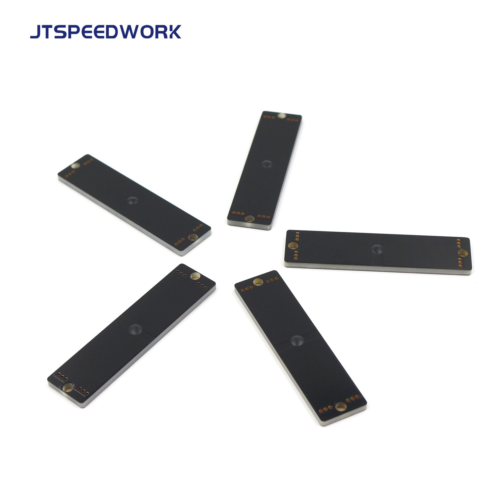 JT-K8020 80*20*3mm PCB UHF RFID Pada Tag Logam Untuk Sistem Pengurusan Gudang