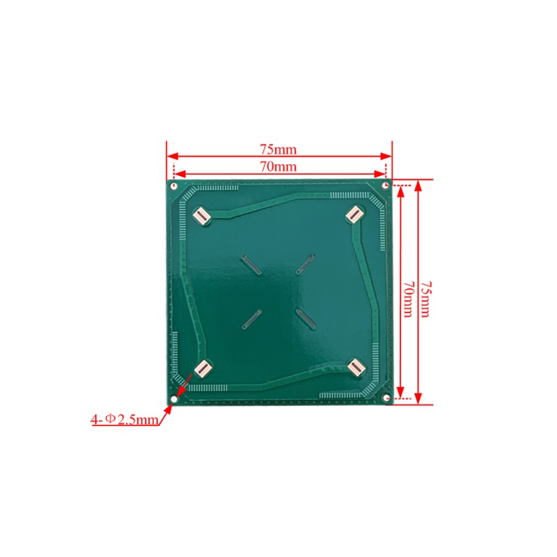 Antena Terkutub Bulat Lingkaran RFID UHF JT-T075R 4dBi 860-960MHz
