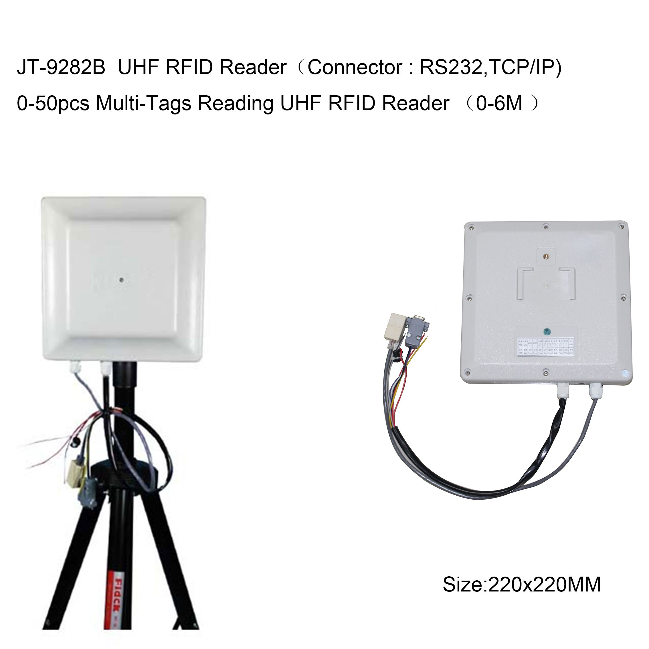 Pembaca UHF RFID Impinj 902-928Mhz R2000 Semua dalam satu dengan RS485,TCP/IP