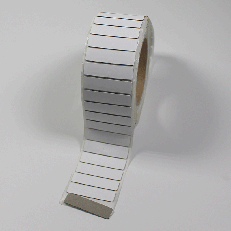 Tag Anti-logam RFID UHF Boleh Cetak Fleksibel ISO18000 6C 52x18MM