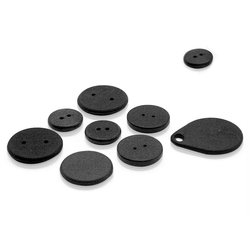 Tag RFID JT-3030 30mm UHF ABS PPS Untuk Pengurusan Dobi