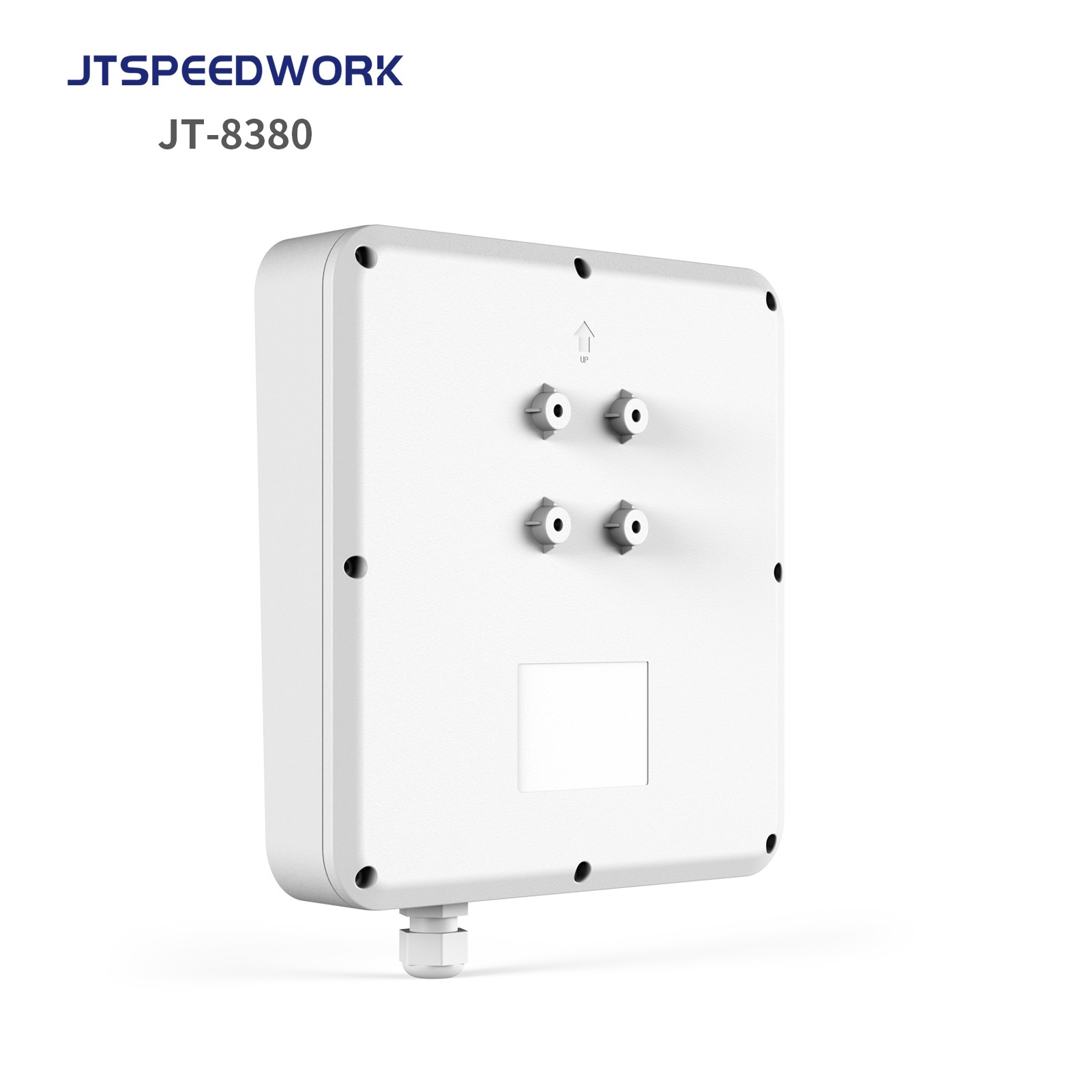 Pembaca Bersepadu JT-8380 0-6m UHF RFID 902-928MHz Julat Tengah