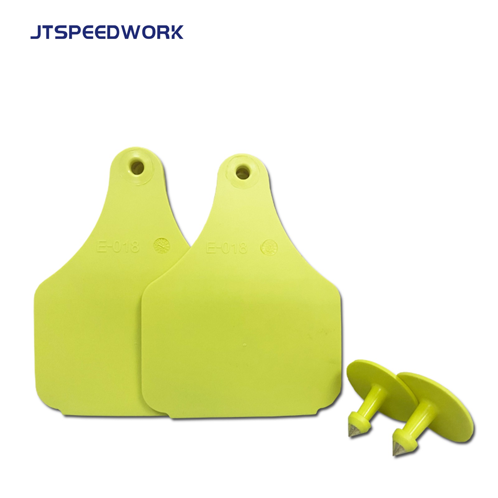 Tag Telinga Lembu Haiwan RFID UHF JT-E10080 100*75mm Untuk Pengurusan Ternakan