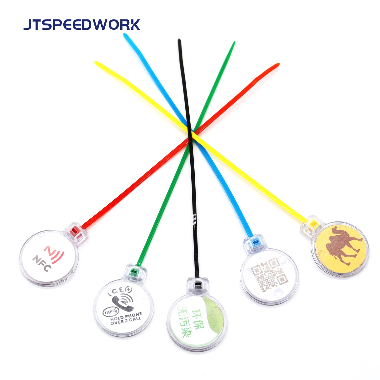 Tag Ikat Kabel RFID JT-ZD28T UHF/NFC/LF IP67