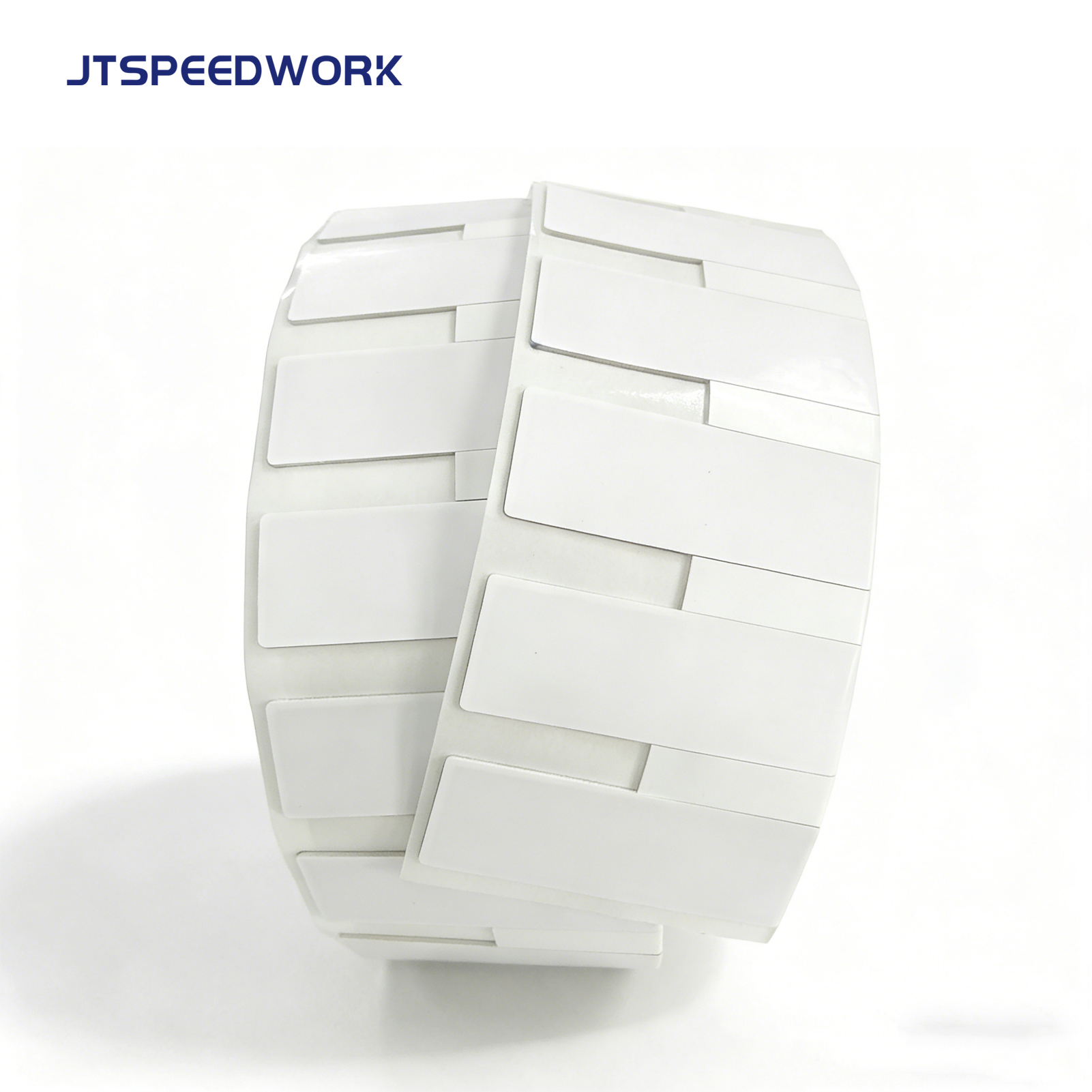 Label Fleksibel Kalis Ubah RFID UHF 70*25*1.26mm 860-960MHZ Pada Permukaan Logam dengan cip Impinj Monza R6-P