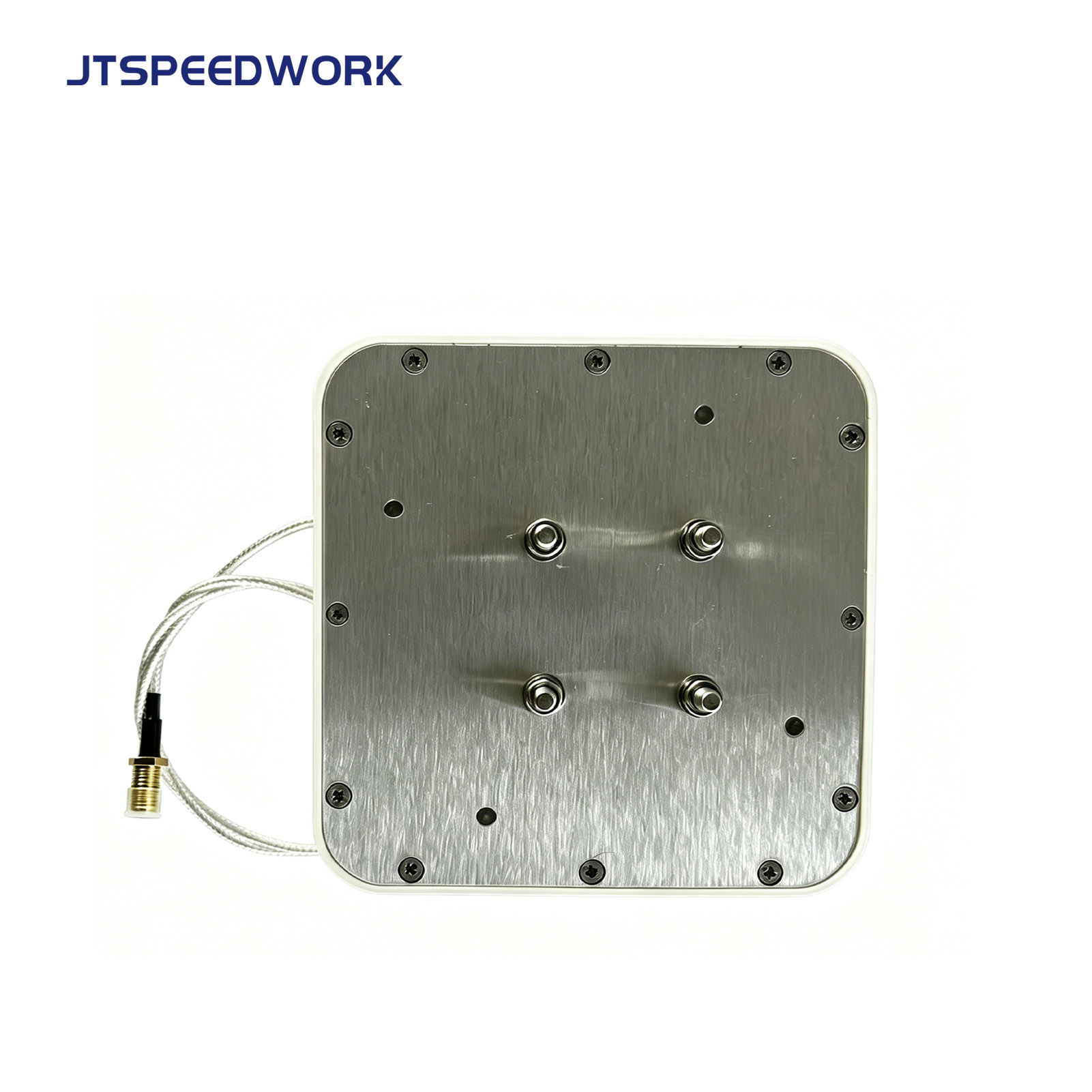 Antena RFID UHF JT-T0130 5.5dBi Lebar Pancaran 860-960MHz 70° Untuk Pengurusan Aset