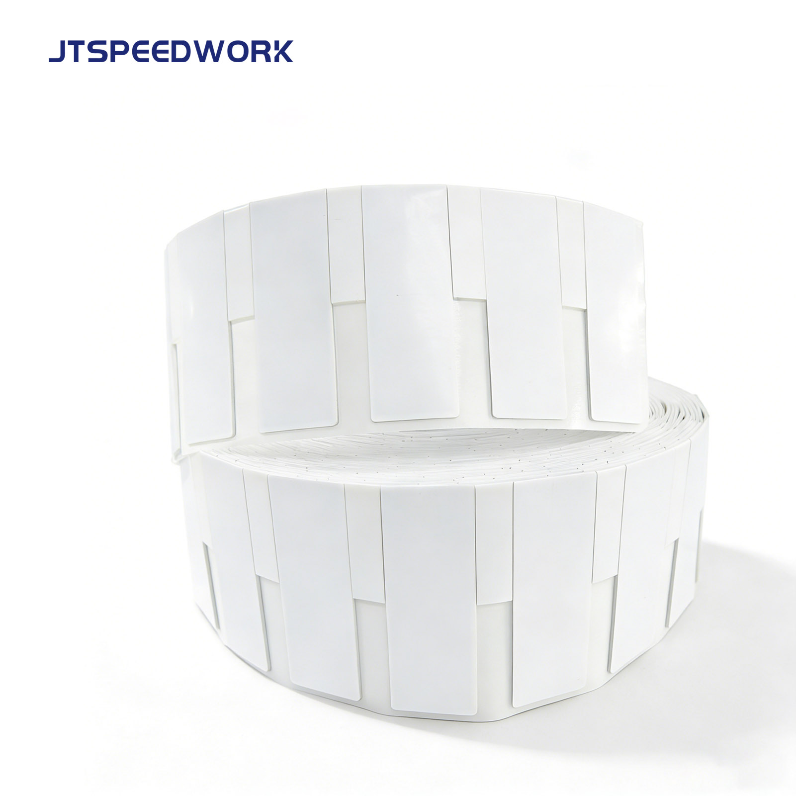 JT-K8025 80*25*1.26mm 860-960Mhz UHF Fleksibel Boleh Dicetak Pada Label RFID Logam Impinj Monza R6-P